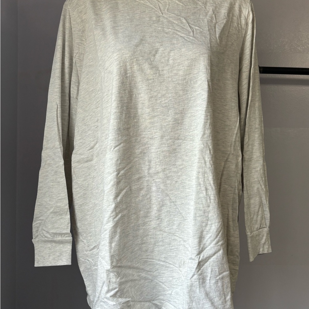 Woman Within Heather Gray Top